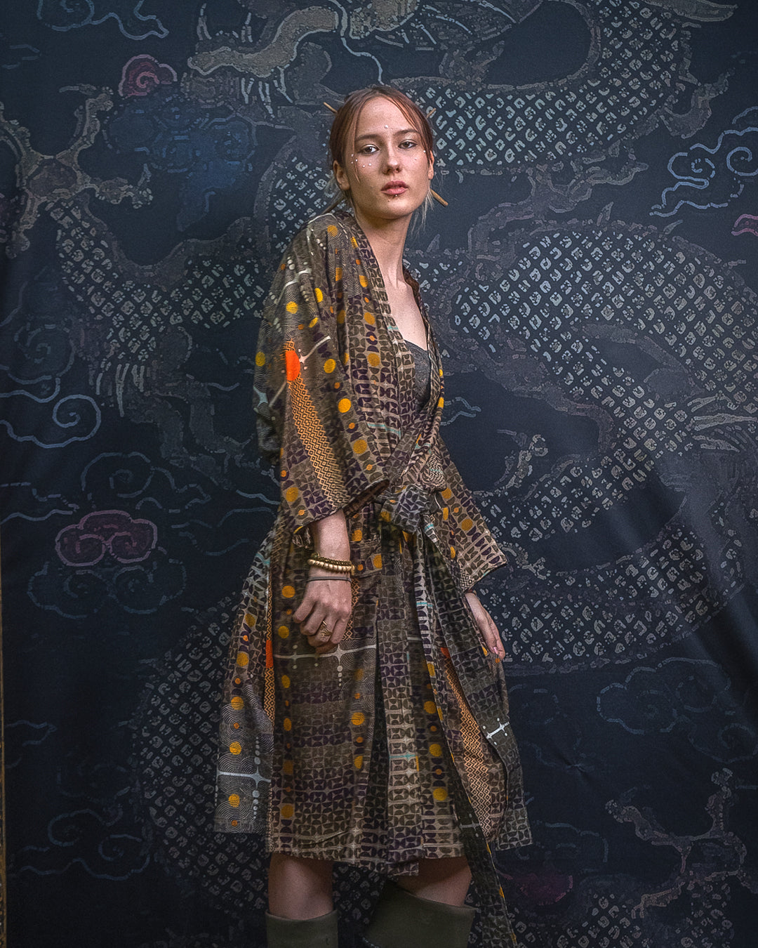 Classic Kimono / Chinese Silk - Raw Slub KINGCACAO